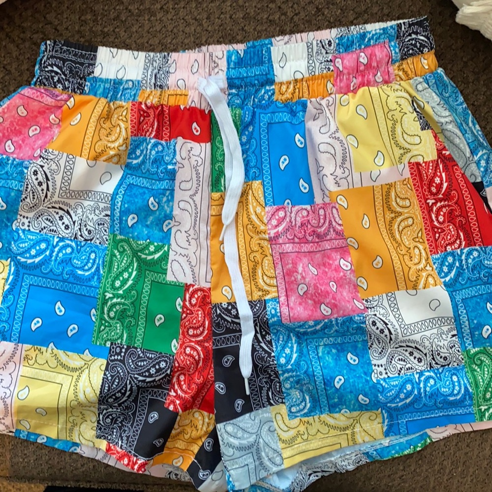 Colorful Plaid Shorts